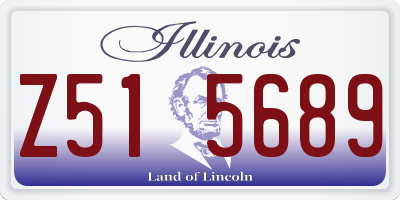 IL license plate Z515689