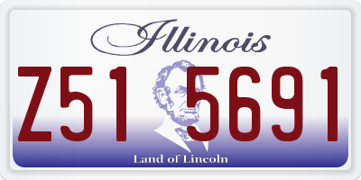 IL license plate Z515691