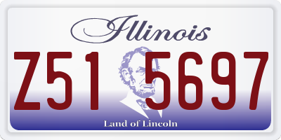 IL license plate Z515697