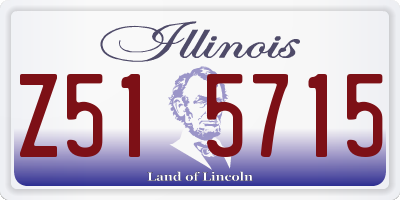 IL license plate Z515715