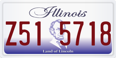 IL license plate Z515718