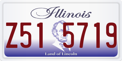 IL license plate Z515719