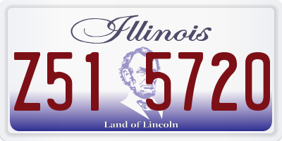IL license plate Z515720