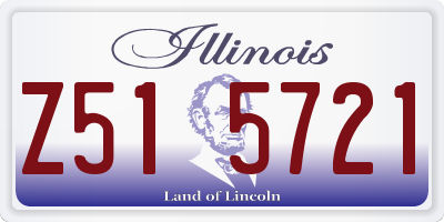 IL license plate Z515721
