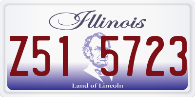 IL license plate Z515723