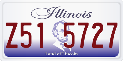 IL license plate Z515727