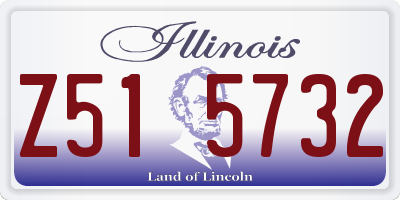 IL license plate Z515732