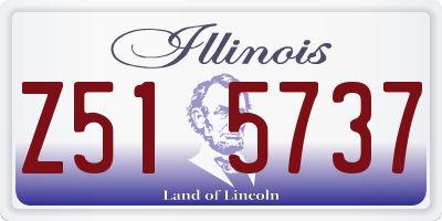 IL license plate Z515737