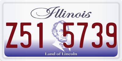 IL license plate Z515739