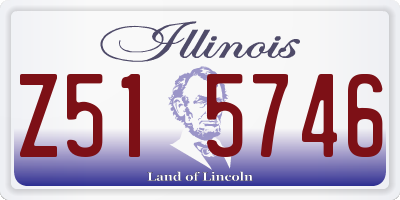 IL license plate Z515746