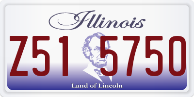 IL license plate Z515750