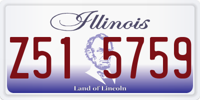 IL license plate Z515759