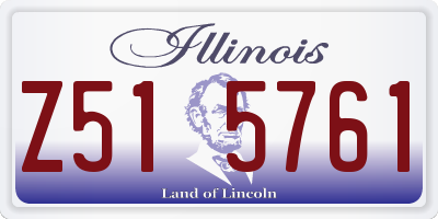 IL license plate Z515761