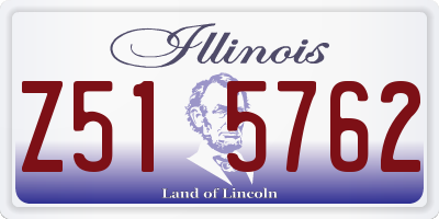 IL license plate Z515762