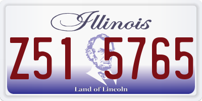 IL license plate Z515765