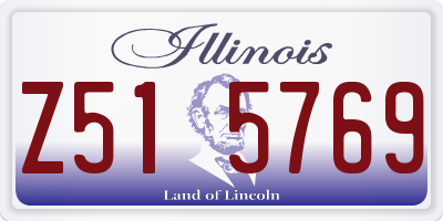 IL license plate Z515769