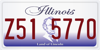 IL license plate Z515770