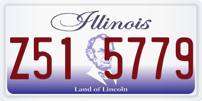 IL license plate Z515779
