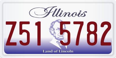 IL license plate Z515782