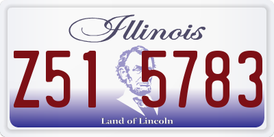 IL license plate Z515783