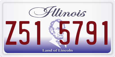 IL license plate Z515791