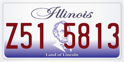 IL license plate Z515813