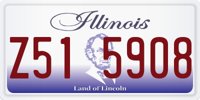 IL license plate Z515908