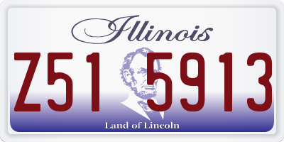 IL license plate Z515913