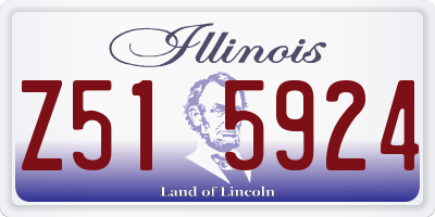 IL license plate Z515924