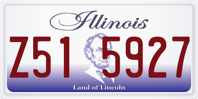 IL license plate Z515927