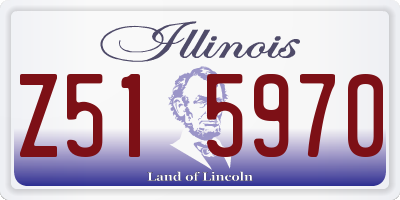 IL license plate Z515970