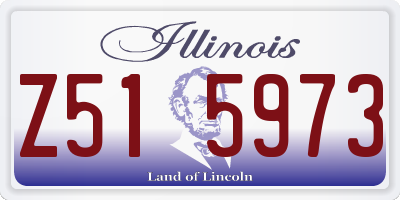 IL license plate Z515973