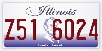 IL license plate Z516024