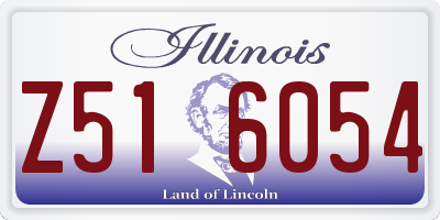 IL license plate Z516054