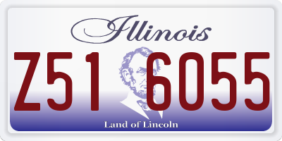 IL license plate Z516055