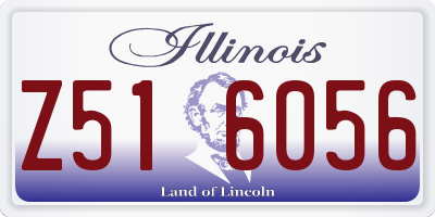 IL license plate Z516056