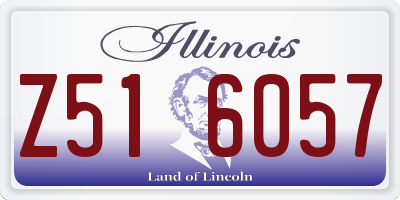 IL license plate Z516057
