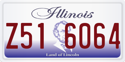IL license plate Z516064