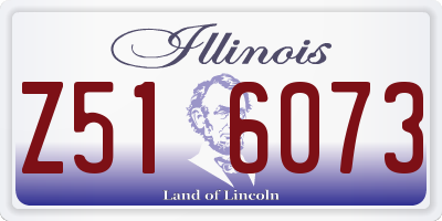 IL license plate Z516073