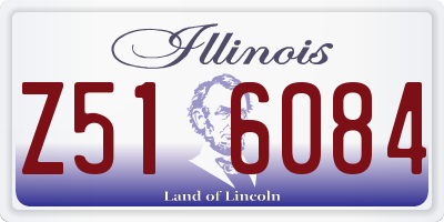 IL license plate Z516084