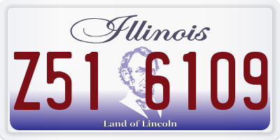 IL license plate Z516109
