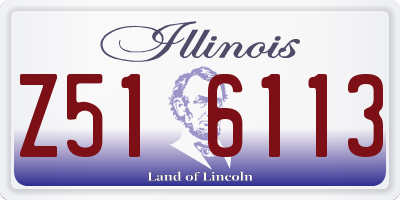 IL license plate Z516113