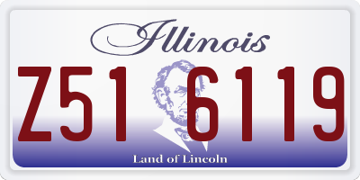 IL license plate Z516119