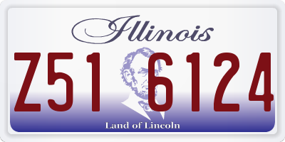 IL license plate Z516124