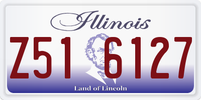 IL license plate Z516127