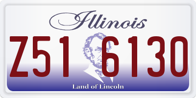 IL license plate Z516130