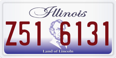 IL license plate Z516131
