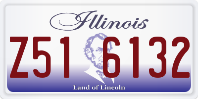 IL license plate Z516132