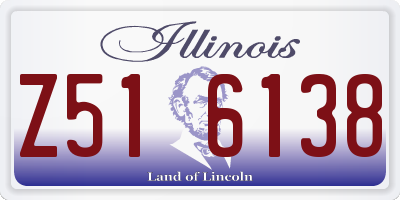 IL license plate Z516138