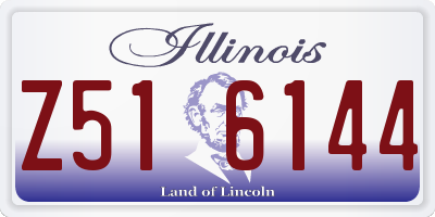 IL license plate Z516144